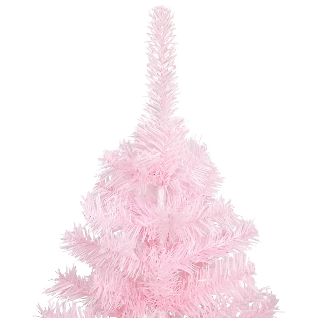 Tekojoulukuusi jalustalla pinkki 240 cm PVC