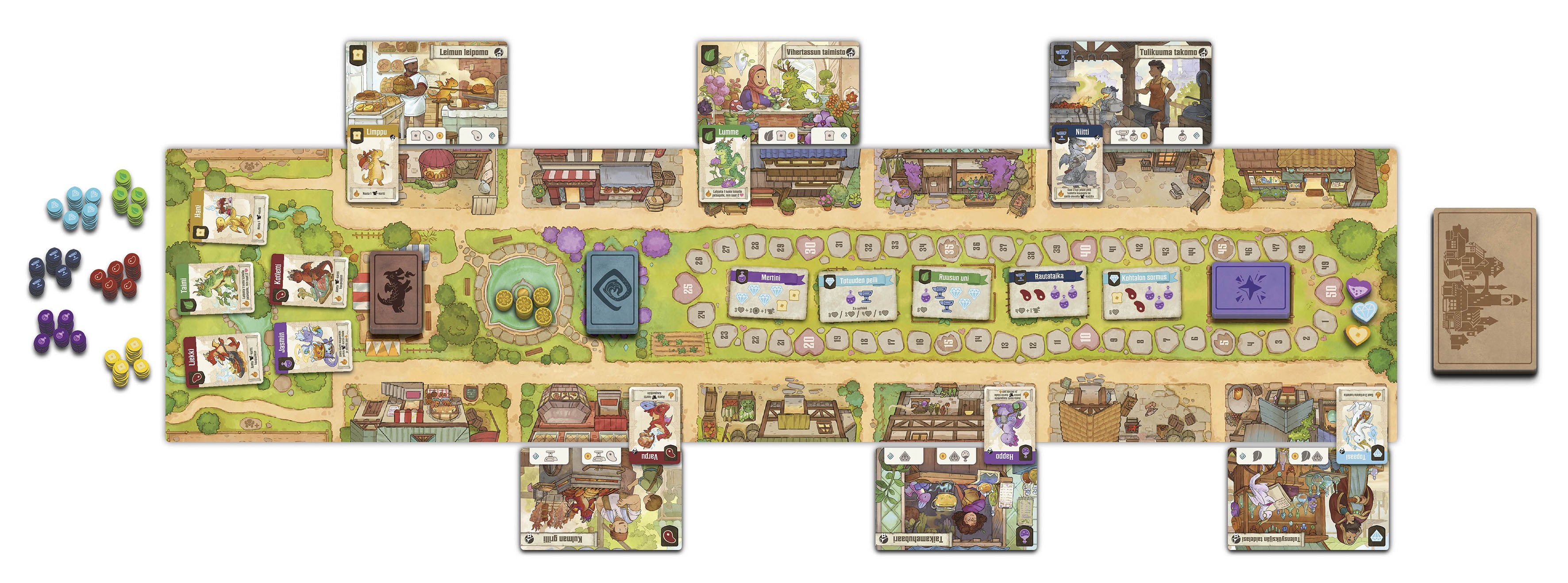 FLAMECRAFT -lautapelit 1-5 pelaajalle, 10+