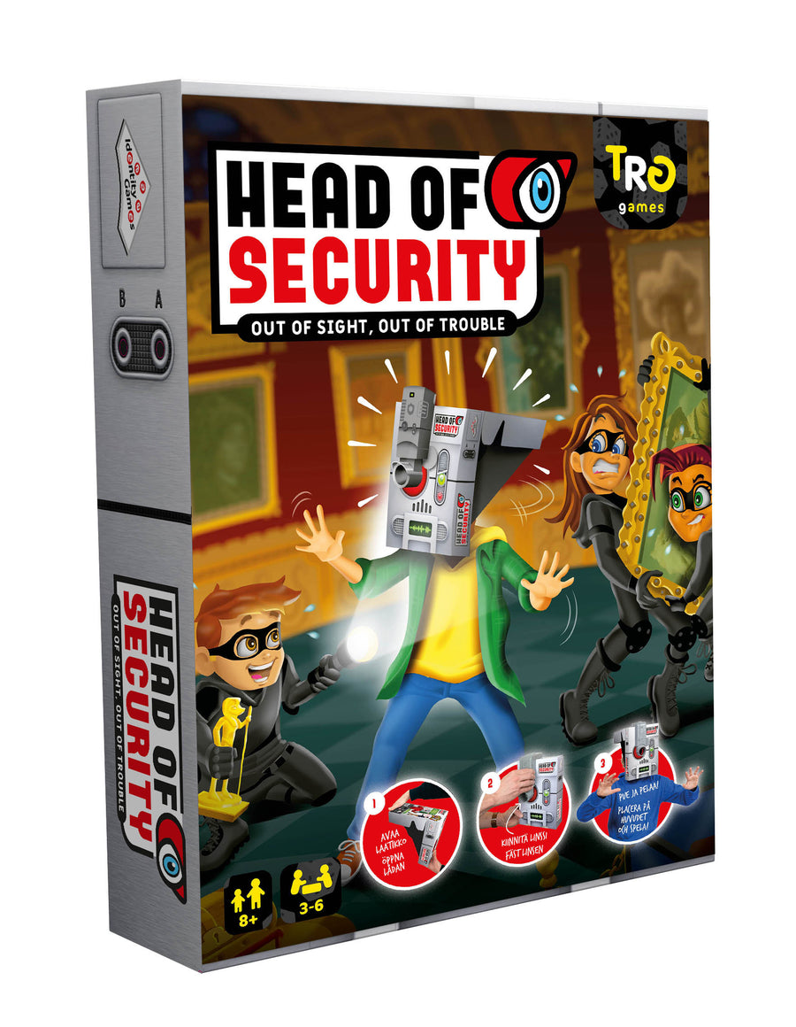 HEAD OF SECURITY brädspel, 3–6 spelare, 8+