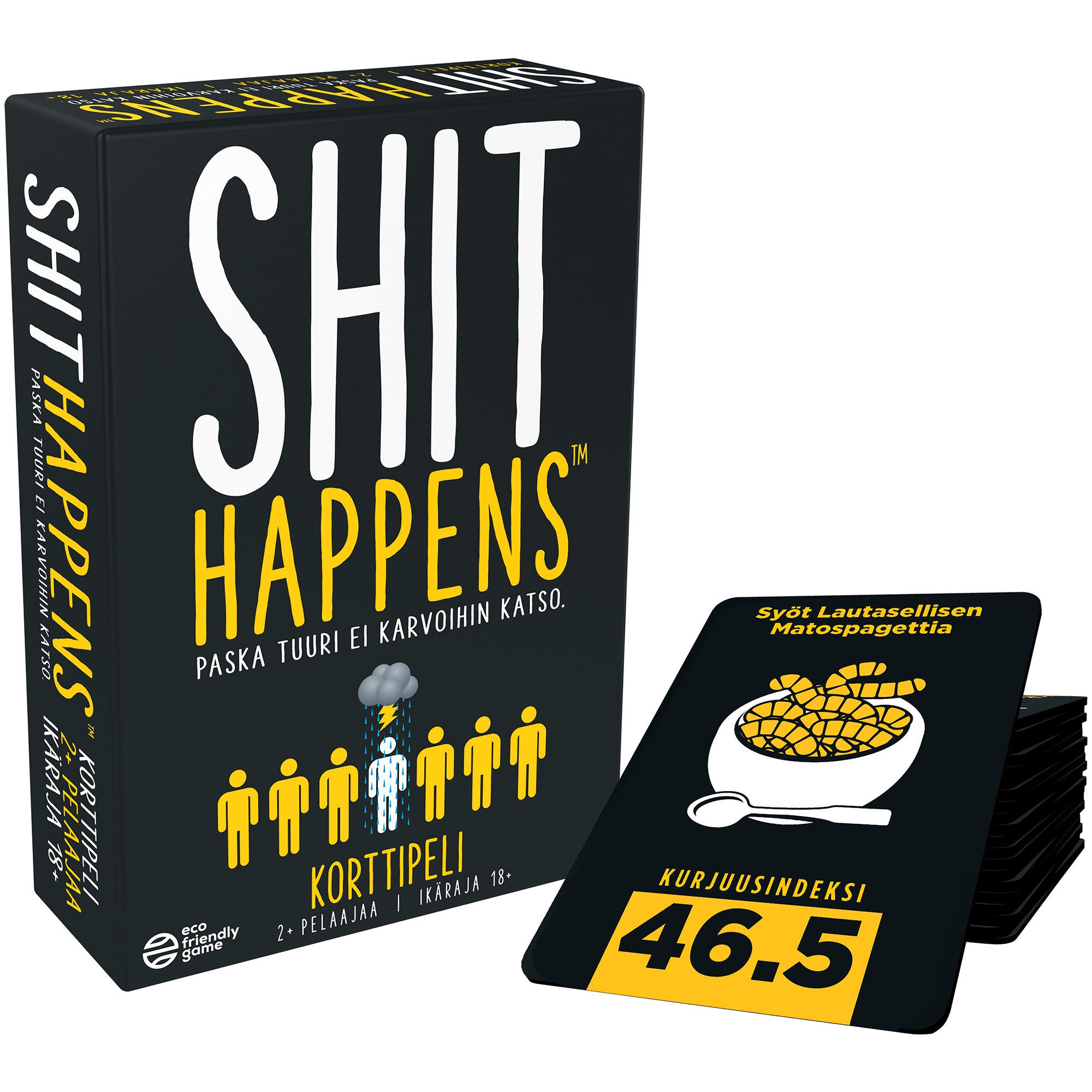 SHIT HAPPENS - SUOMI -lautapeli, Yli 2 pelaajalle, 18+
