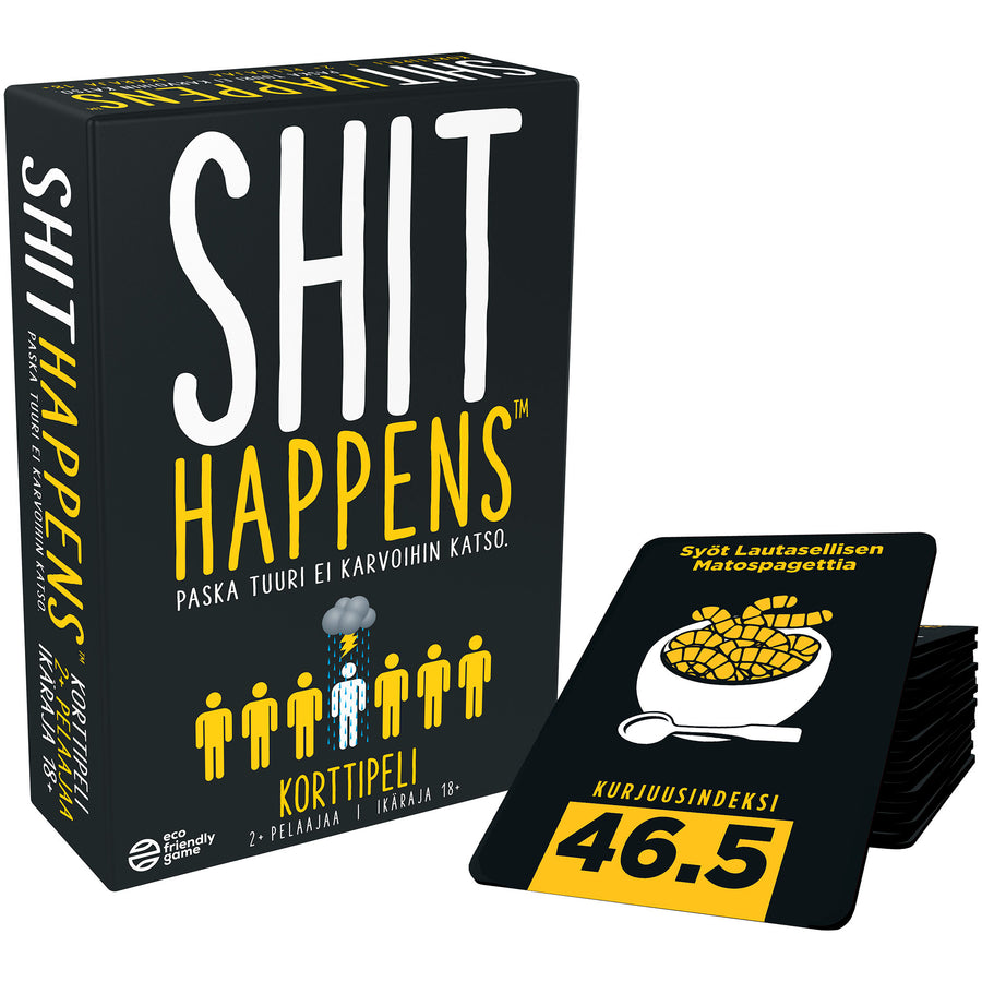 SHIT HAPPENS - SUOMI brädspel, För mer än 2 spelare, 18