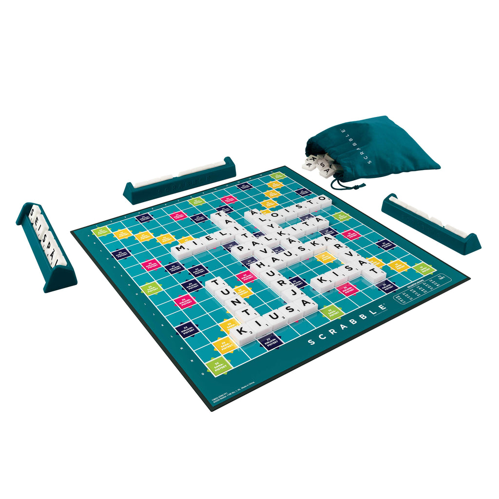 SCRABBLE -lautapeli, 2-4 pelaajalle, 10+