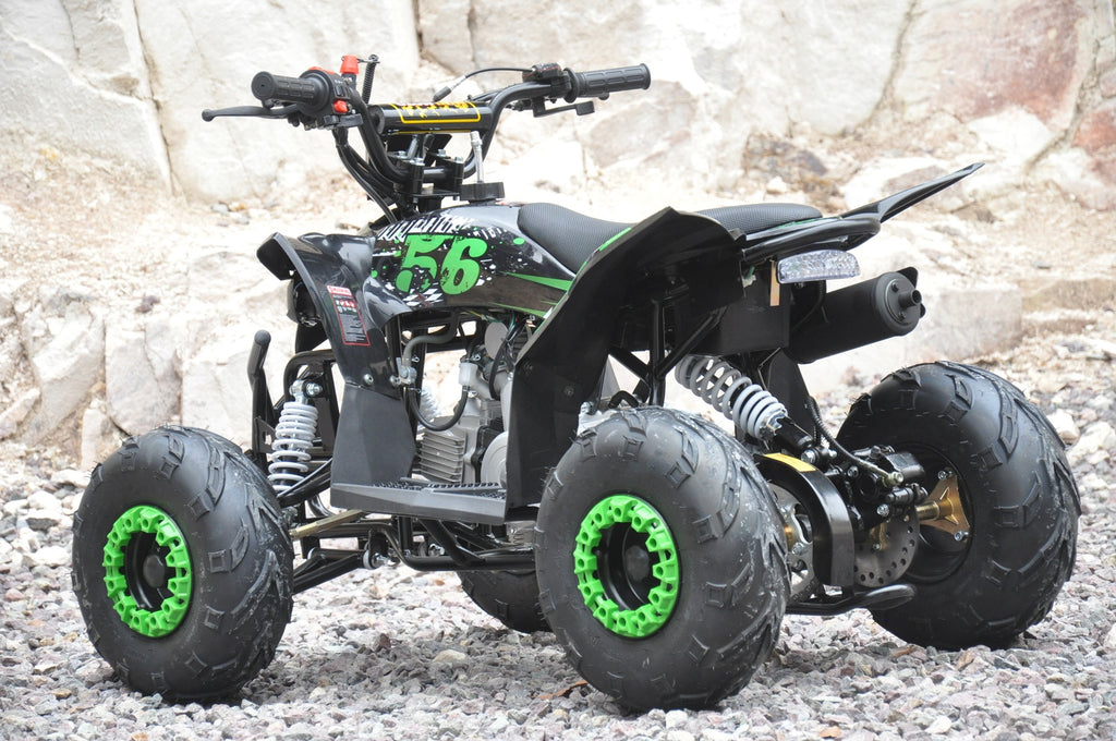 POHJOLA MOTORS Minimönkijä 110CC Automaatti, musta-vihreä