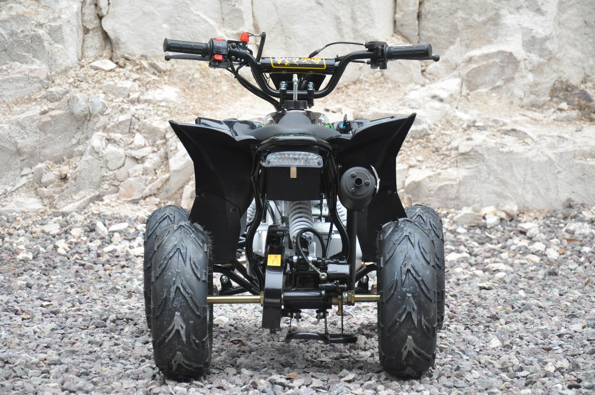 POHJOLA MOTORS Minimönkijä 110CC Automaatti, musta-vihreä