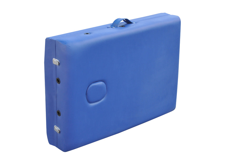 Massagebänk 195 x 70 cm – 7 cm stoppning, 250 kg bärförmåga, aluminiumram