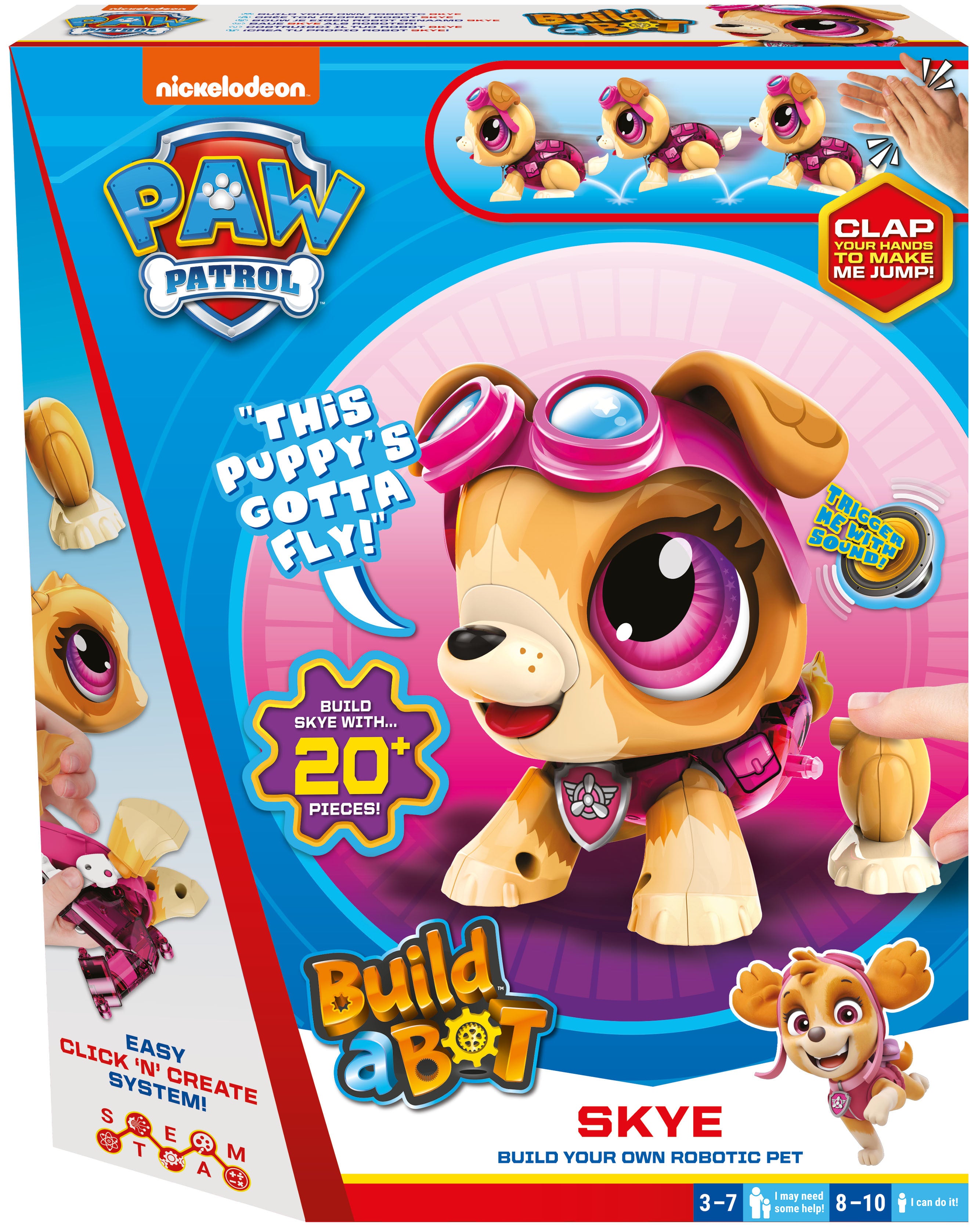 PAW PATROL SKYE Robotti BUILD A BOT SOUND