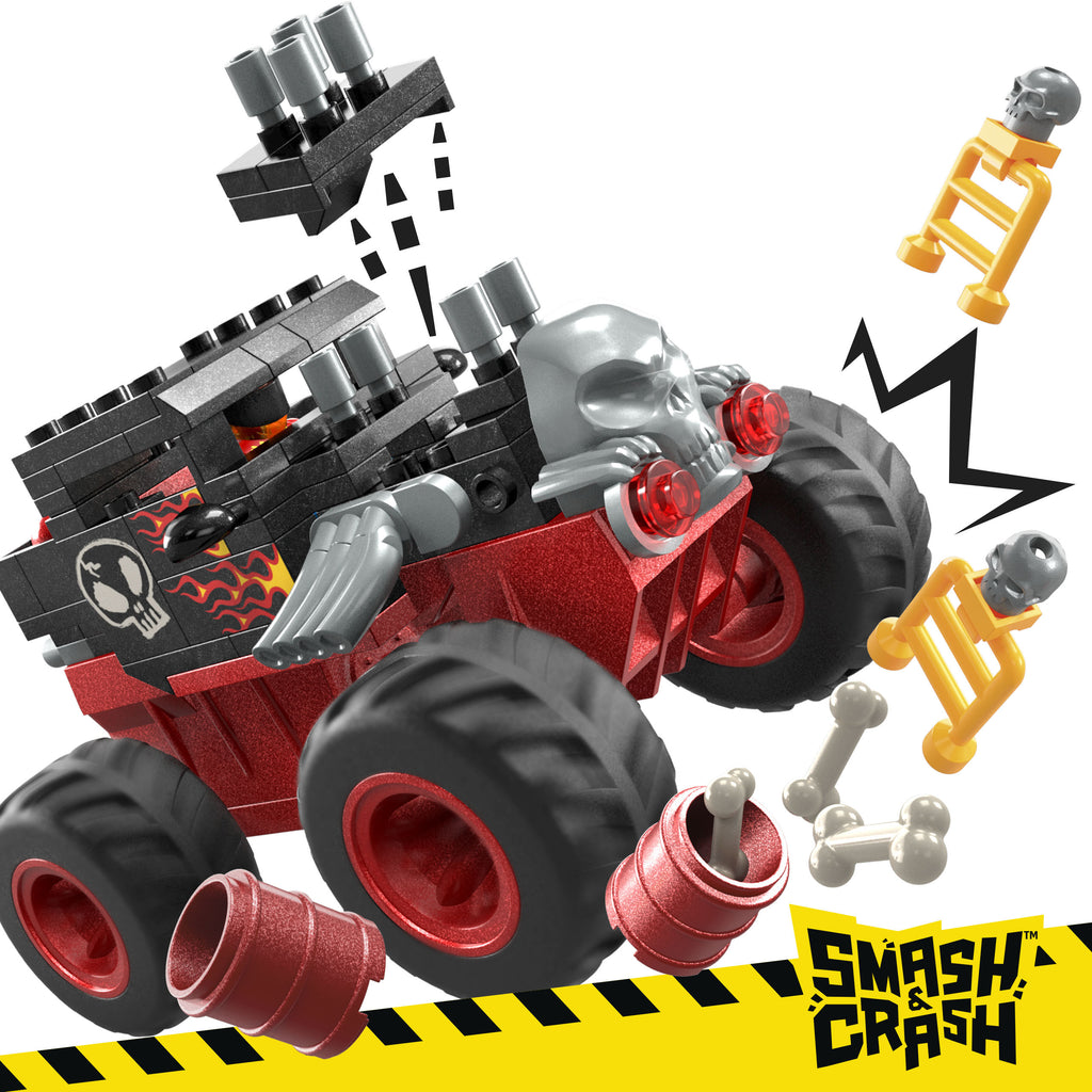 MEGA HOT WHEELS SMASH N CRASH BONESHAKER COU HKF87