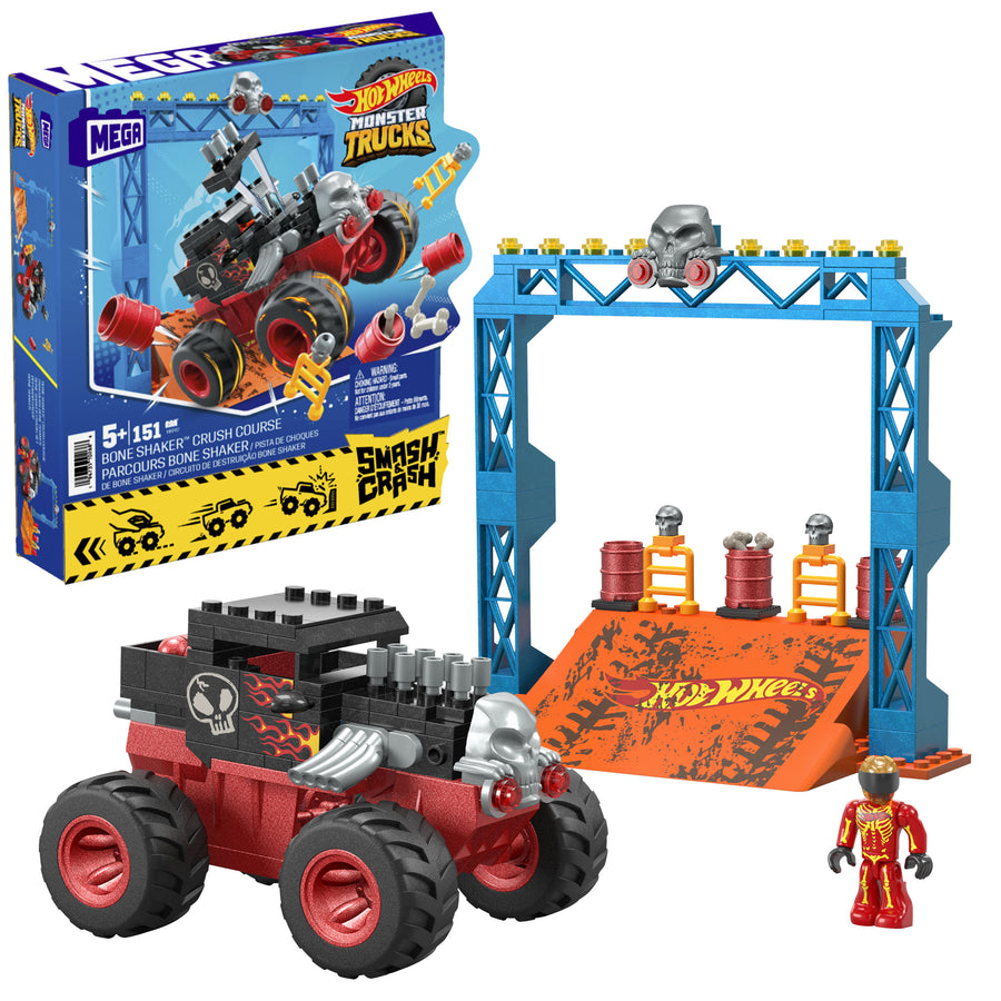 MEGA HOT WHEELS SMASH N CRASH BONESHAKER COU HKF87