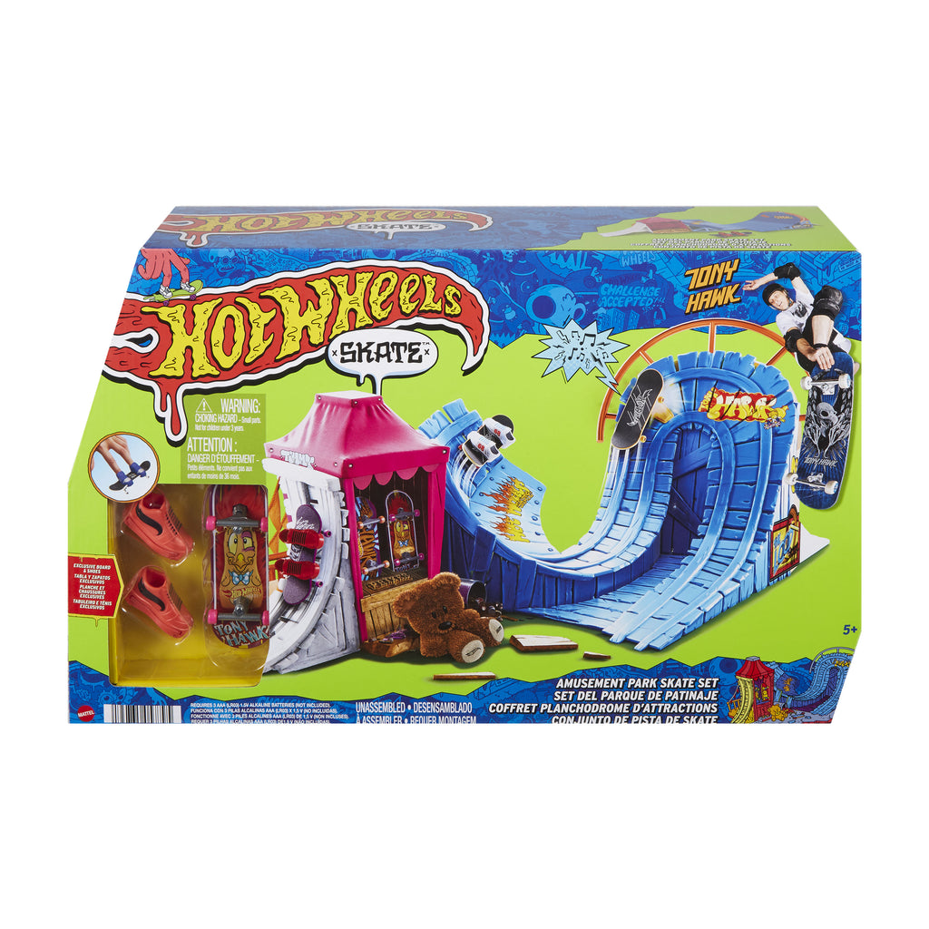 Hot Wheels SKATE AMUSEMENT PARK SKATE SET