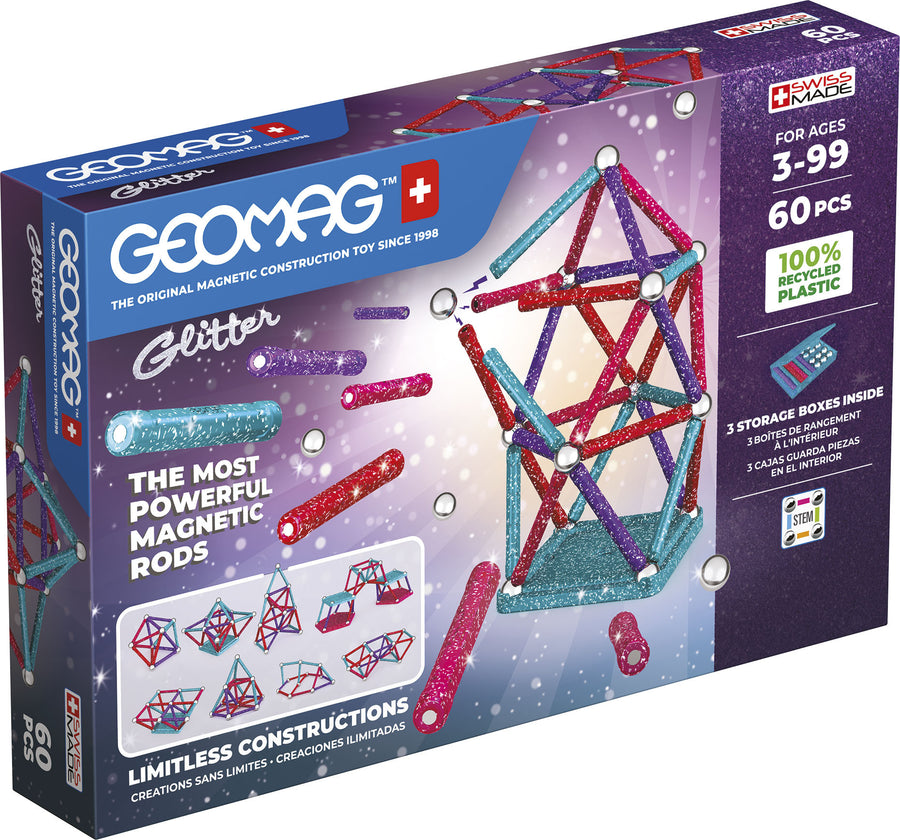 GEOMAG GLITTER RECYCLED 60 ST
