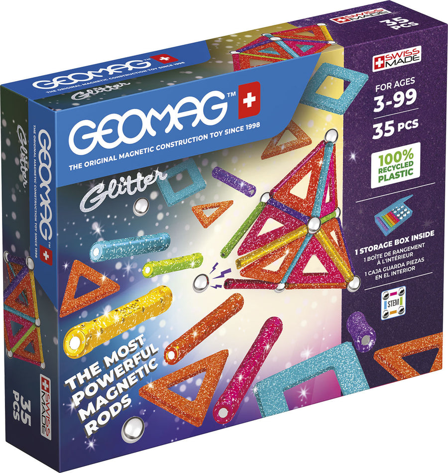 GEOMAG GLITTERPANELER ÅTERVUNNA 35 PALAA