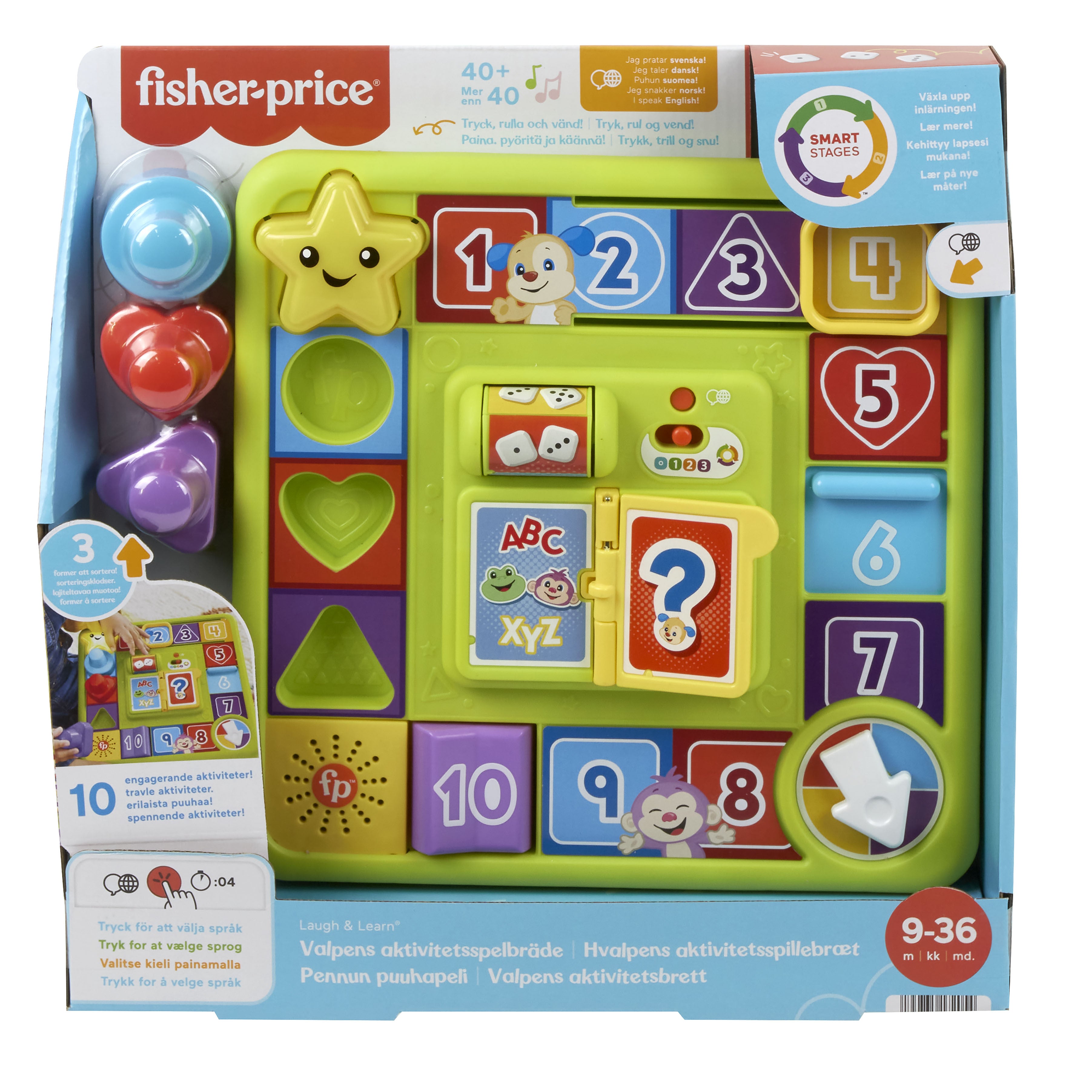 Fisher Price L&L PUPPY'S GAME ACTIVITY BOARD