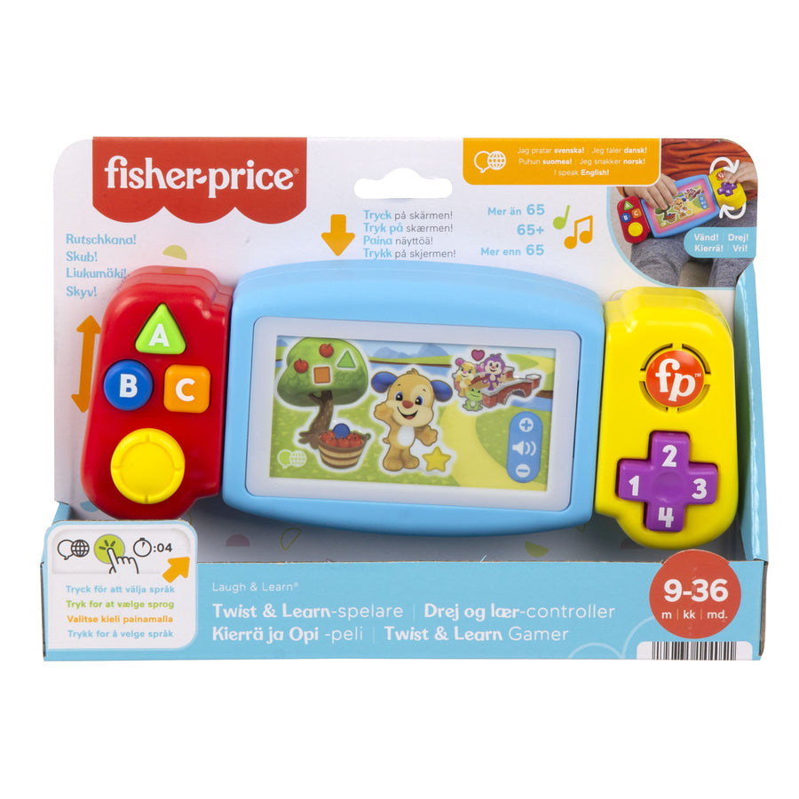 Fisher Price TWIST & LEARN GAMER Aktiveringsleksak NORDIC
