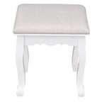 Pohjola Indoor Meikkipöytä Valoilla & jakkaralla AADA, 80 x 40 x 140 cm, Valkoinen