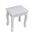 Pohjola Indoor Meikkipöytä Peilillä & jakkaralla AVIVA, 80 x 40 x 111 cm, Valkoinen