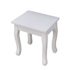 Pohjola Indoor Meikkipöydän Jakkara AVIVA, 38 x 30 x 42 cm, Valkoinen