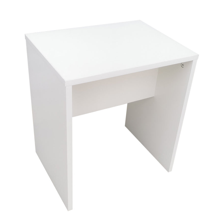 Sminkbordspall 40 x 30 x 45 cm – passar till OLIVIA-sminkbordet, MDF, vit