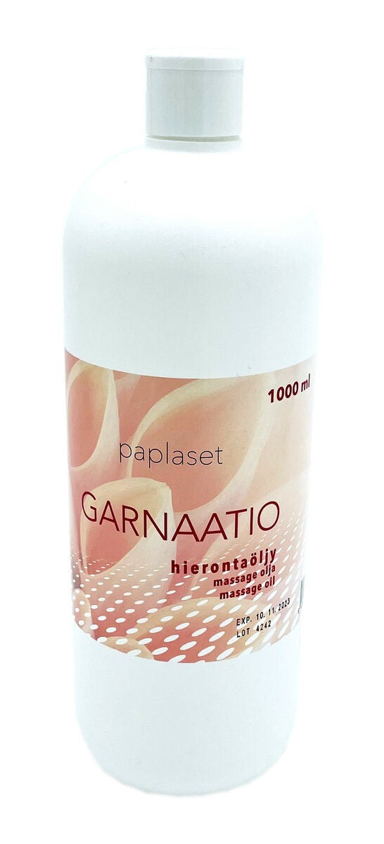 Paplaset Garnaatio Massage Oil 1L