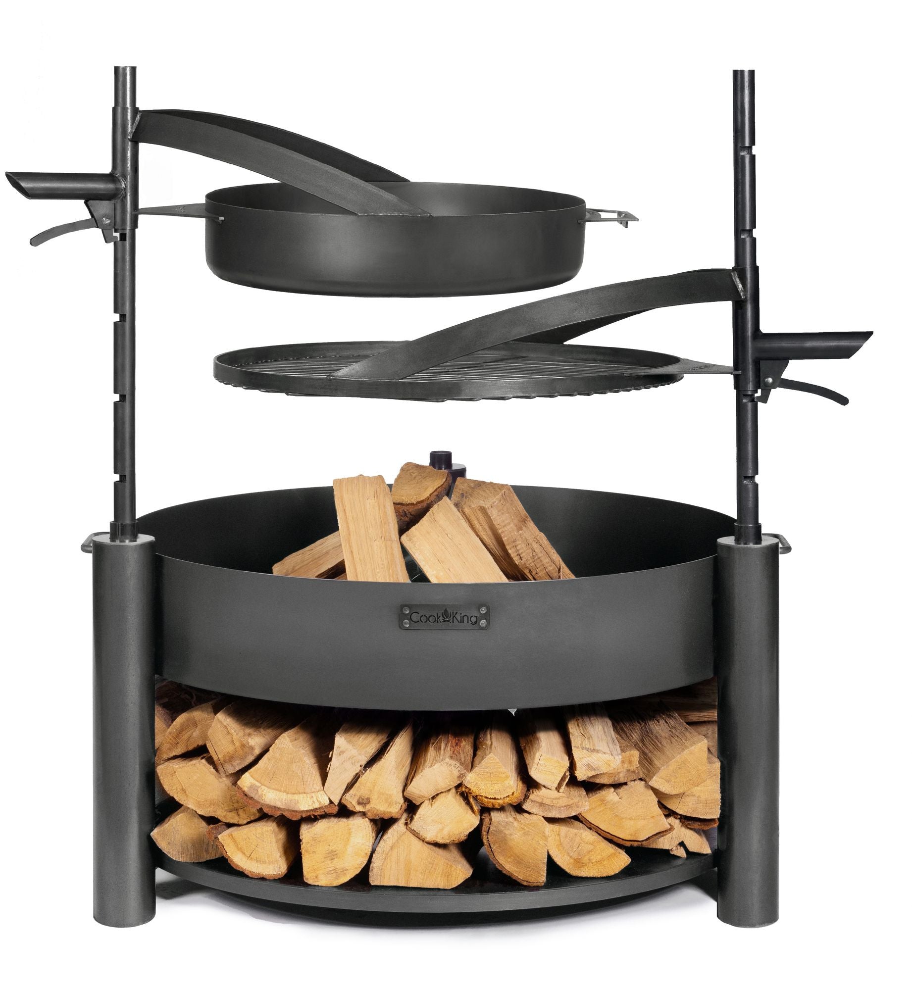 MONTANA X ulkotulisija musta teräs