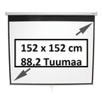 PIKATOIMITUS! Valkokangas 152 x 152 cm