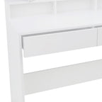 Pohjola Indoor Meikkipöytä Peilillä & jakkaralla AINO, 100 x 40 x 139 cm, Valkoinen