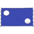 Jalkapallomaali Tarkkuusseinällä, Teräsrunko, Valkoinen/Sininen