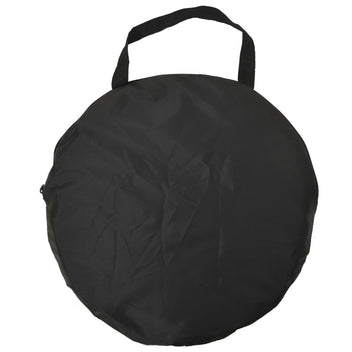 Fotbollsmål med målstolpar och bärväska, glasfiber, svart/gul