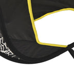 Jalkapallomaaliverkko Maalitauluilla Ja Kantolaukulla, Lasikuitu, Musta/keltainen