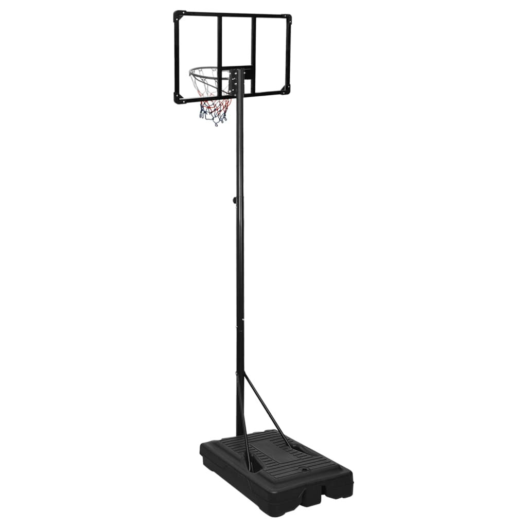 Säädettävä Koripalloteline, 235-305cm, Läpinäkyvä Polykarbonaatti