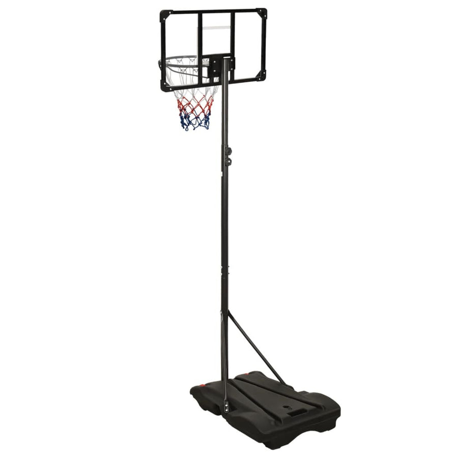Justerbar basketkorg, 216–250 cm, transparent polykarbonat
