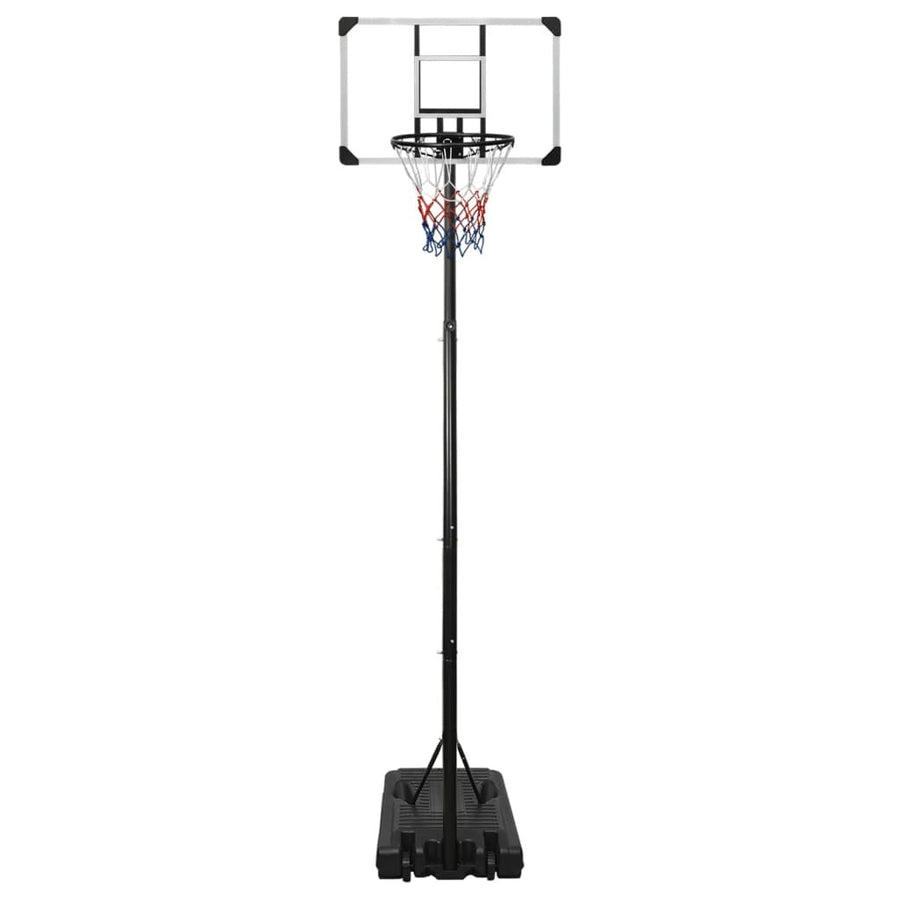 Justerbar basketkorg, 280–350 cm, transparent polykarbonat