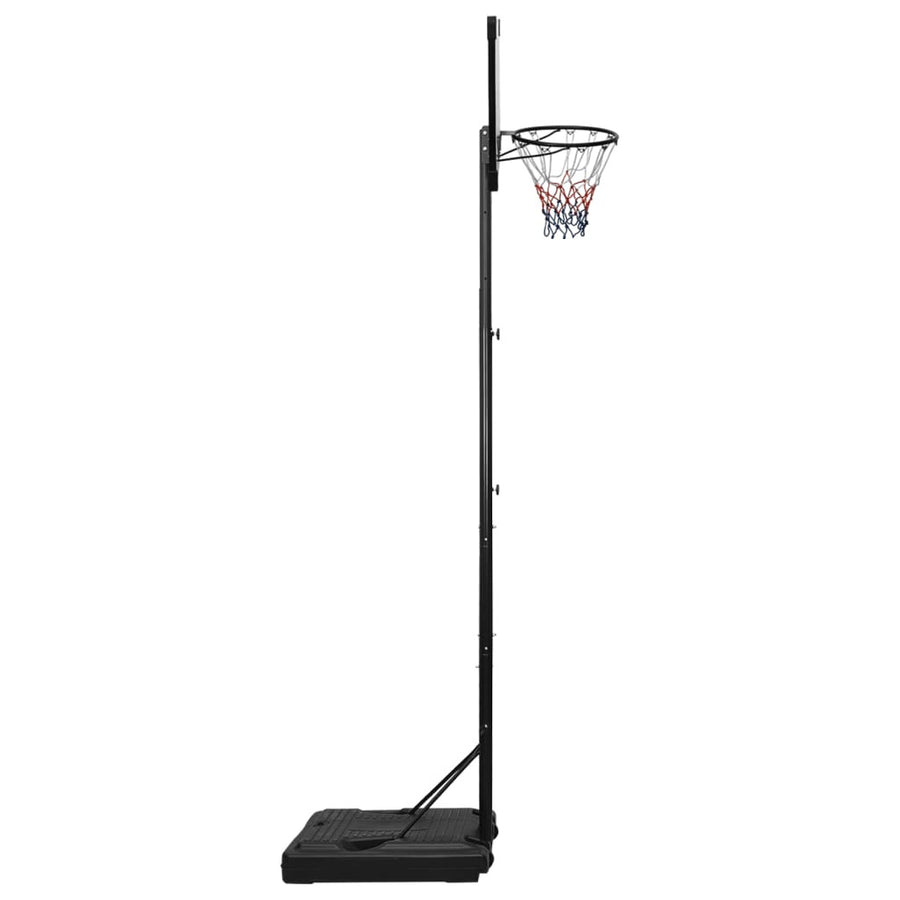 Justerbar basketkorg, 280–350 cm, transparent polykarbonat