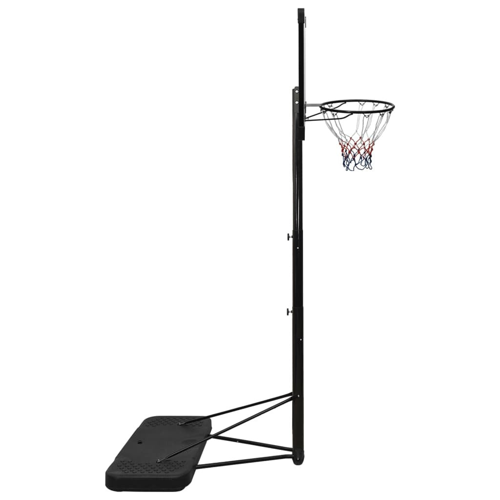 Säädettävä Koripalloteline, 256-361cm, Läpinäkyvä Polykarbonaatti