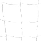 Jalkapallomaali 240 x 90 x 150 cm, Teräsrunko, Valkoinen