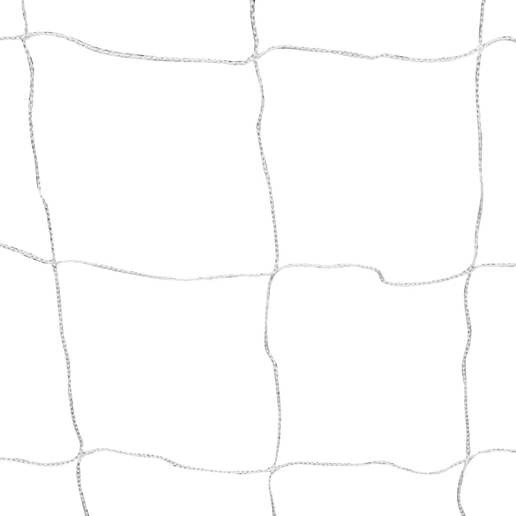 Fotbollsmål 240 x 90 x 150 cm, stålram, vit
