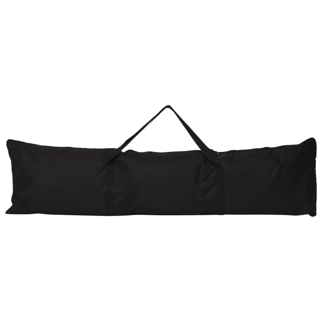Bärbart pesäpallonät med bärväska, 183x182x183 cm, stål/polyester, orange/svart