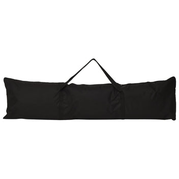 Bärbart pesäpallonät med bärväska, 183x182x183 cm, stål/polyester, orange/svart