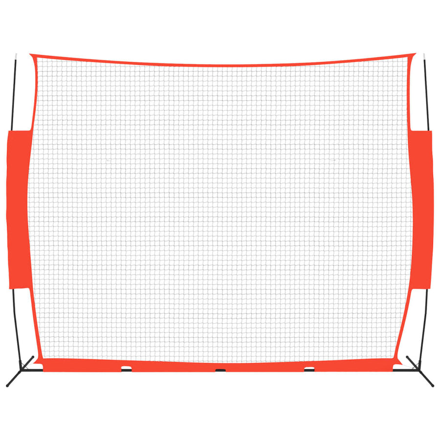 Kannettava Pesäpalloverkko Kantolaukulla, 369x107x271 cm, Teräs/Polyesteri, Punamusta