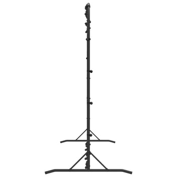 Fotbollsträningsnät 366 x 90 x 183 cm, stålram, svart