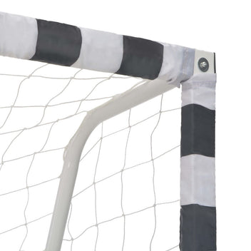 Fotbollsmål, Stålram, Vit-svart, Olika storlekar