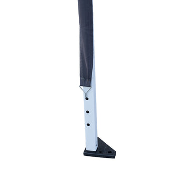 Pop-up festtält 2 x 2 m – avtagbara sidoväggar, 210D Oxford-tyg, blått