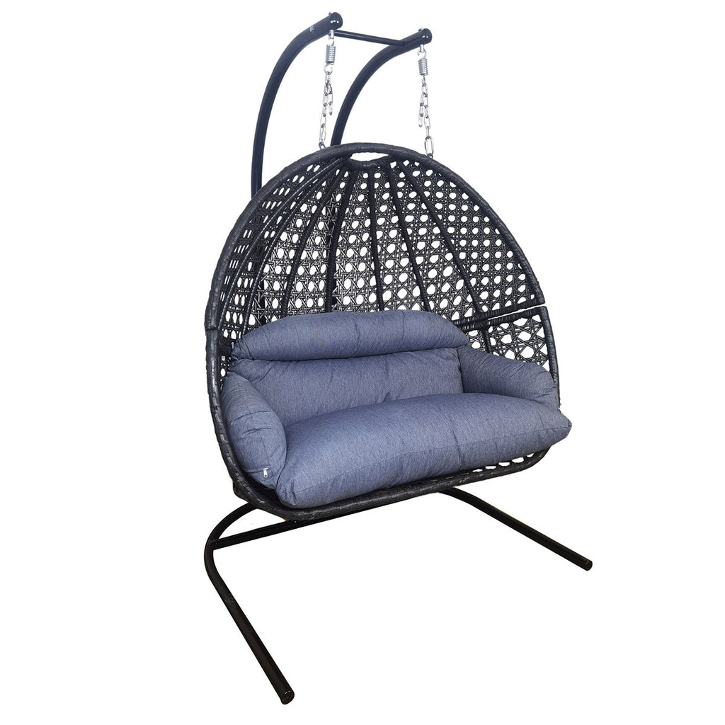 POHJOLA GARDEN 2-Istuttava Riipputuoli PEPPI, Musta / harmaa