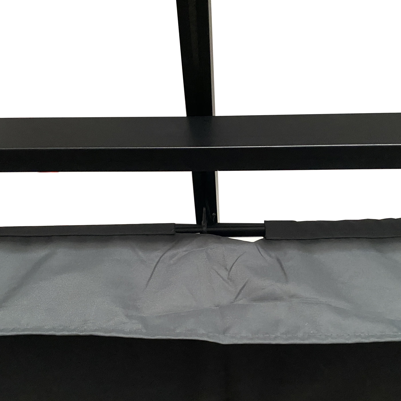 POHJOLA GARDEN STRONG Pergola / Terassikatos 3x4m, Musta Runko, harmaa Katos