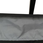 POHJOLA GARDEN STRONG Pergola / Terassikatos 3x3m, Musta Runko, harmaa Katos