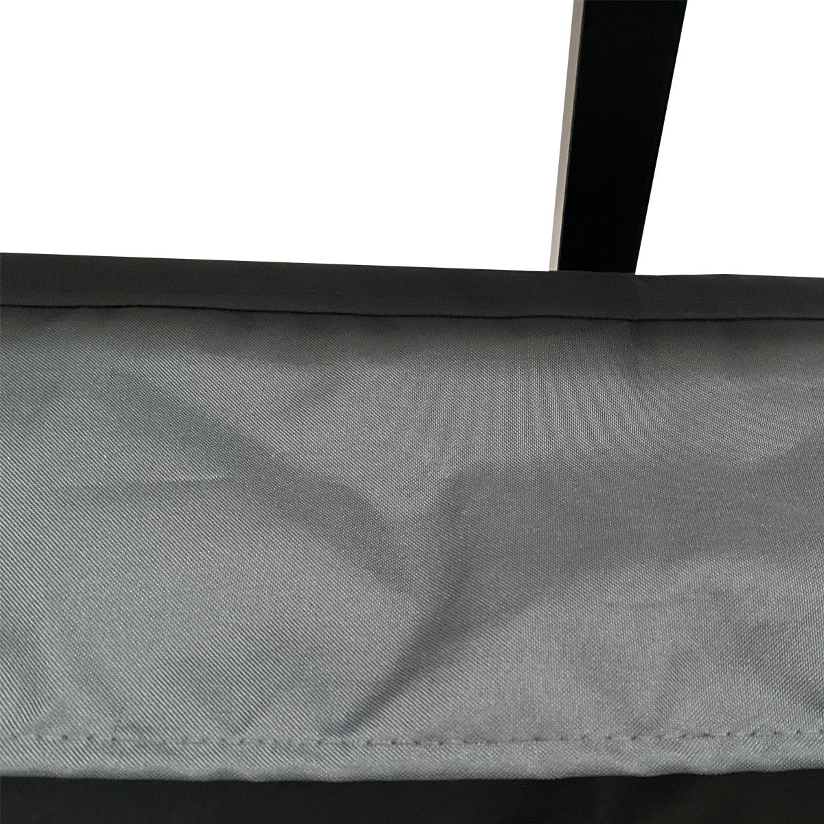 POHJOLA GARDEN STRONG Pergola / Terassikatos 3x3m, Musta Runko, harmaa Katos