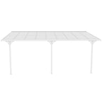 POHJOLA GARDEN Terassikatos 5.56 x 3.00m Valkoinen, EXTRA STRONG 6mm paneeli