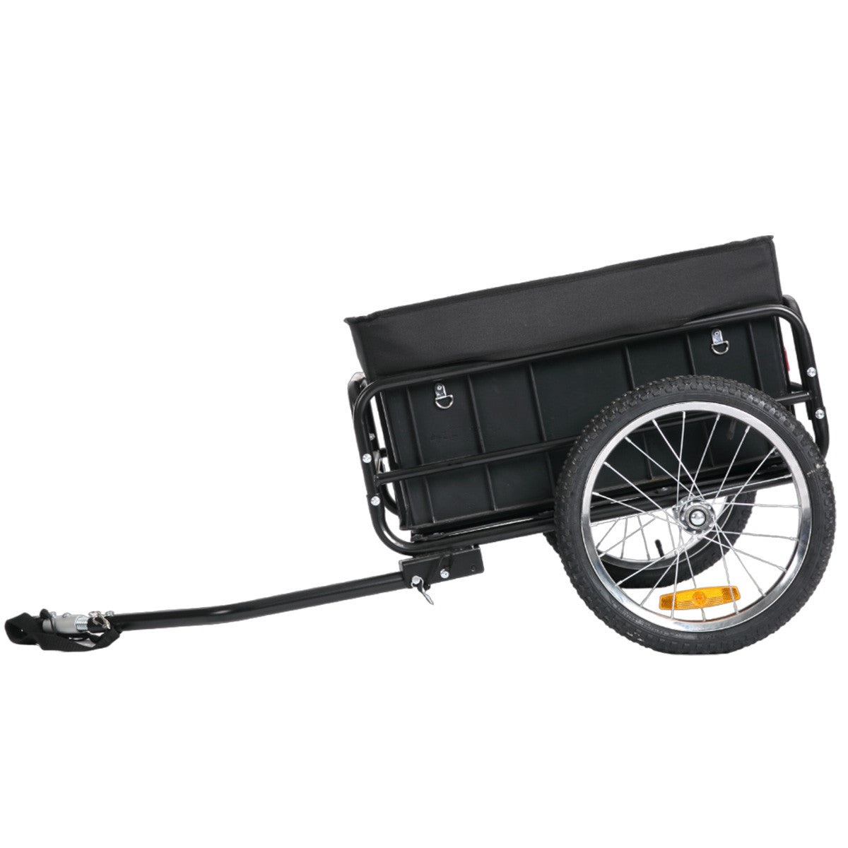 Pohjola Motors Polkupyörän Peräkärry CARGO, 50 kg, Musta