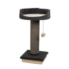 Ecomfy Alex kissan raapimatolppa pedillä musta 67,5cm