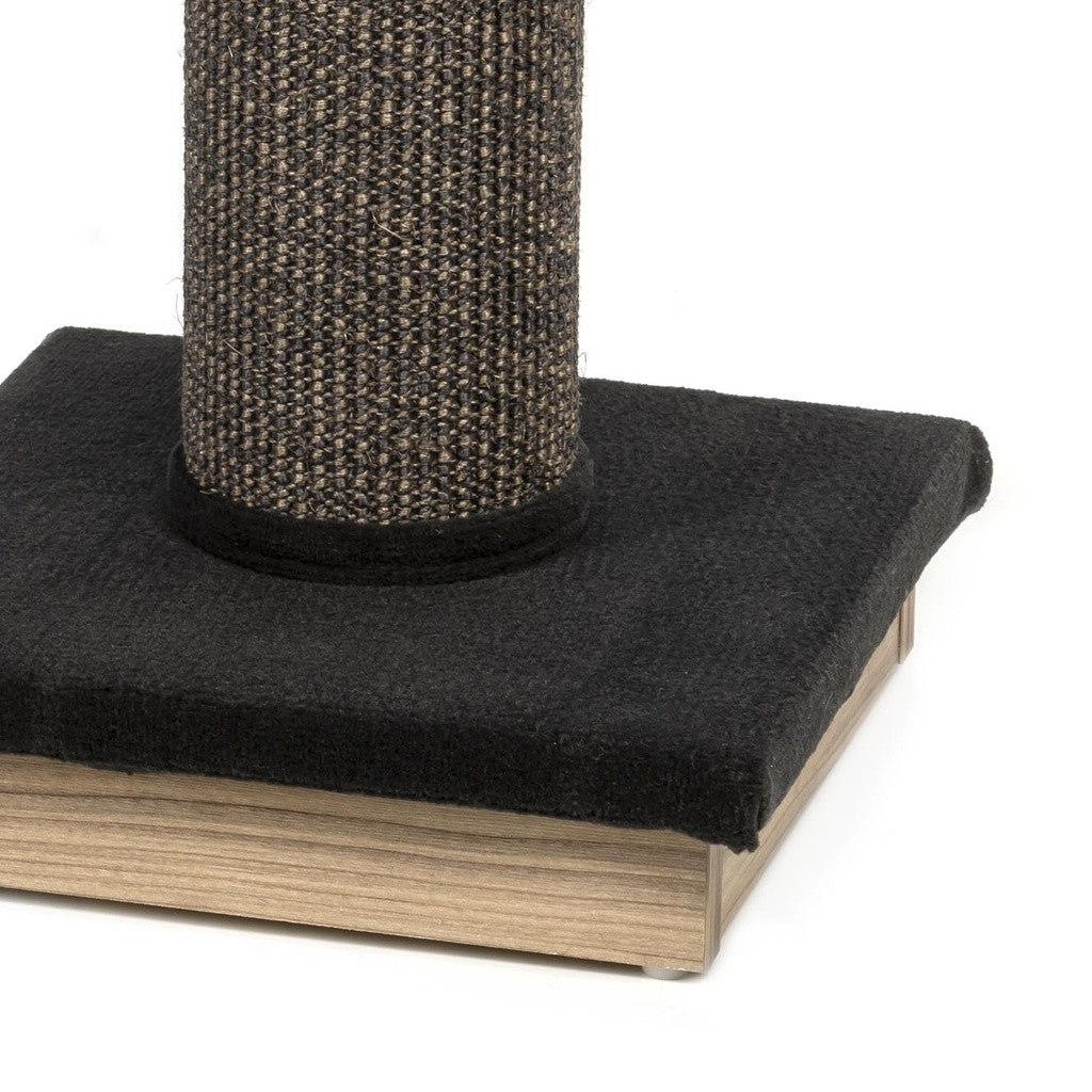 Ecomfy Alex kissan raapimatolppa pedillä musta 67,5cm