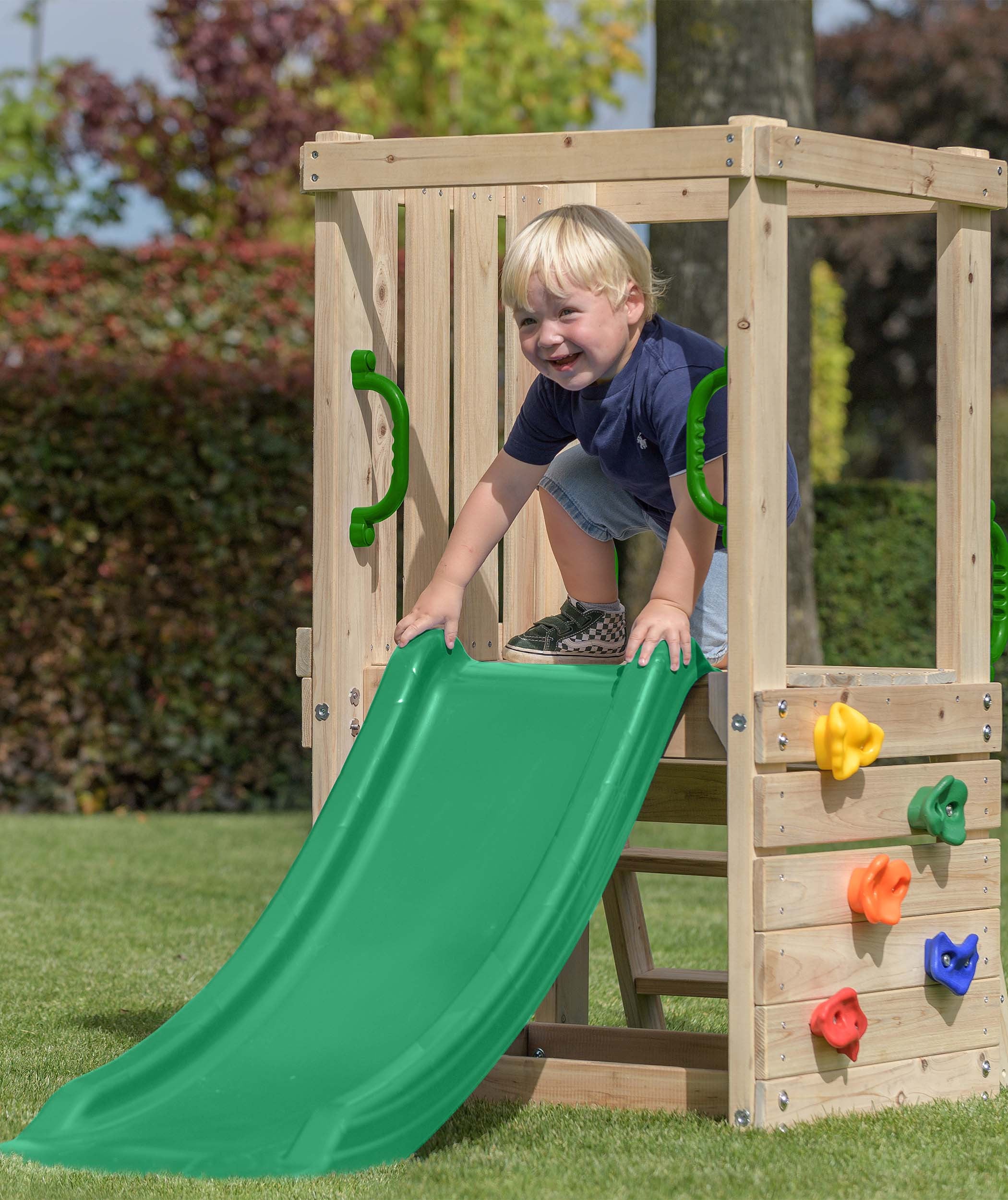 SwingKing Leikkikeskus MARI 1,2m liukumäellä, vihreä